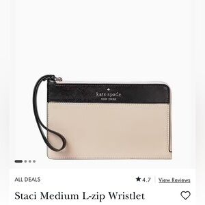 Kate Spade Staci Medium L-zip Wristlet